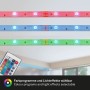 RGB LED-Strip mit Fernbedienung, verschiedene Farben und Dimmfunktion, 10 m lang.