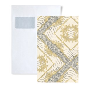 PROFHOME 1 MUSTERSTÜCK S-349042-GU DIN A4 MUSTER der Ornament Tapete