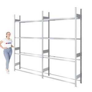 PROREGAL Reifenregal Tire Pro, verzinkt, 4 Ebenen für bis zu 14 Reifen pro Ebene.