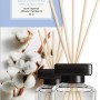 ipuro Raumduft Essentials Cotton Fields 50ml mit Duftstäbchen und Verpackung.
