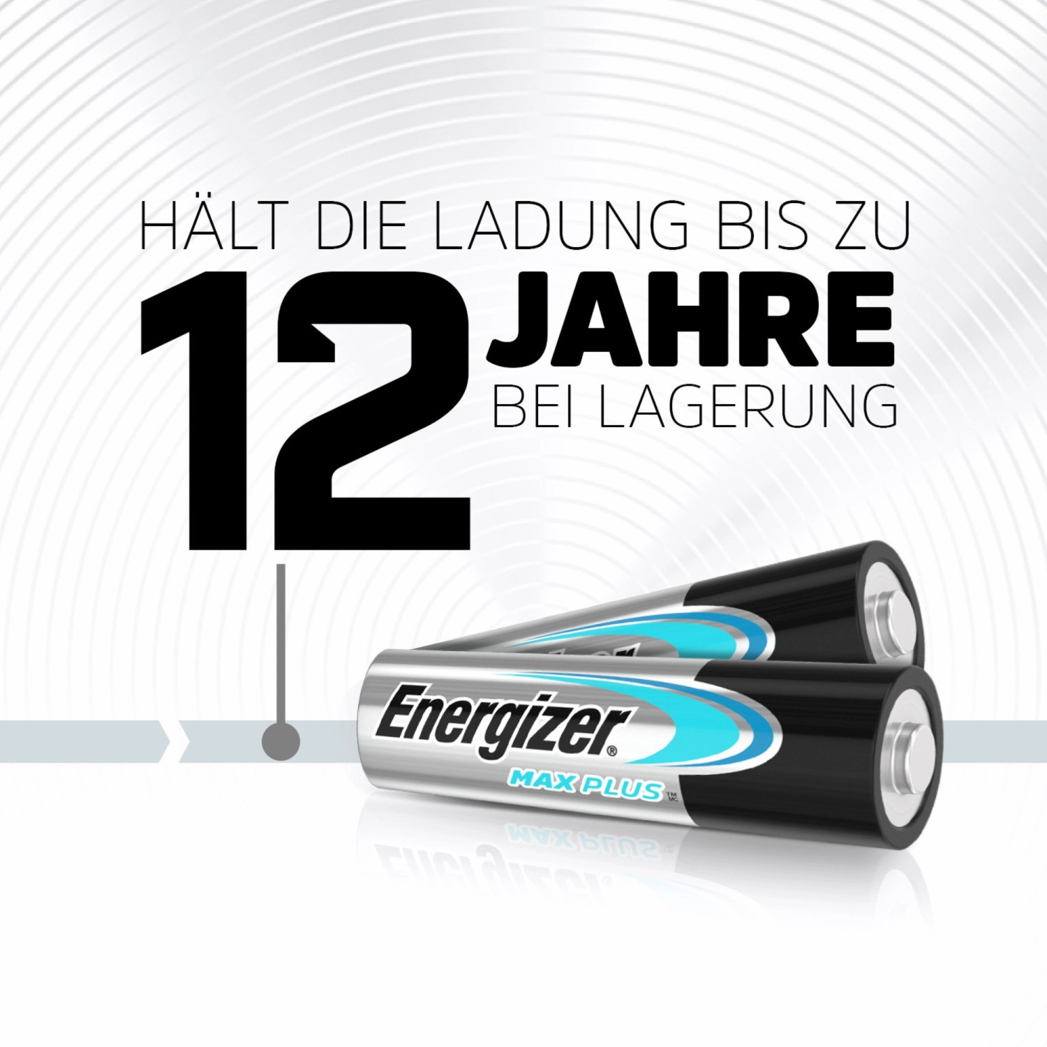 4er Pack Energizer Max Plus AA Mignon Alkaline Batterien für langanhaltende Energie.