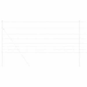 vidaXL Wildzaun Feuerverzinkt 1000 x 100 x 0,18 cm Eisen 42005778