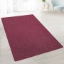 Weinroter Karat Teppich London, Schlingenflor, 200x150 cm. Kurzflorteppich für Wohnräume.