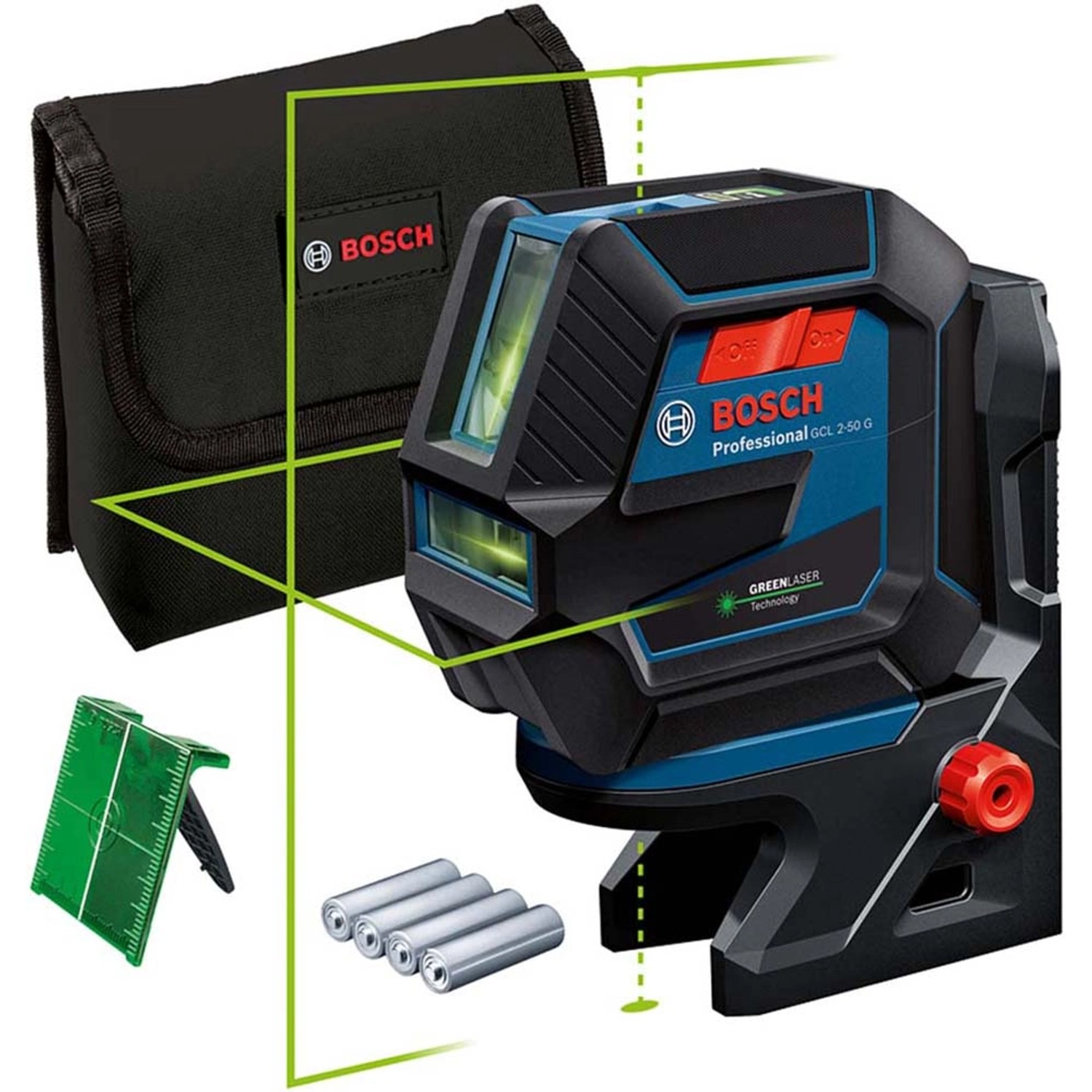 Bosch Professional Kreuzlinienlaser GCL 2-50 G