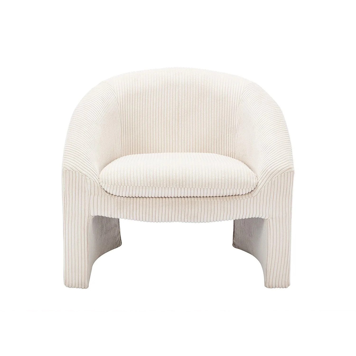 Vente-unique Sessel Mit Gerader Rückenlehne Ossana Cremefarben 83 cm