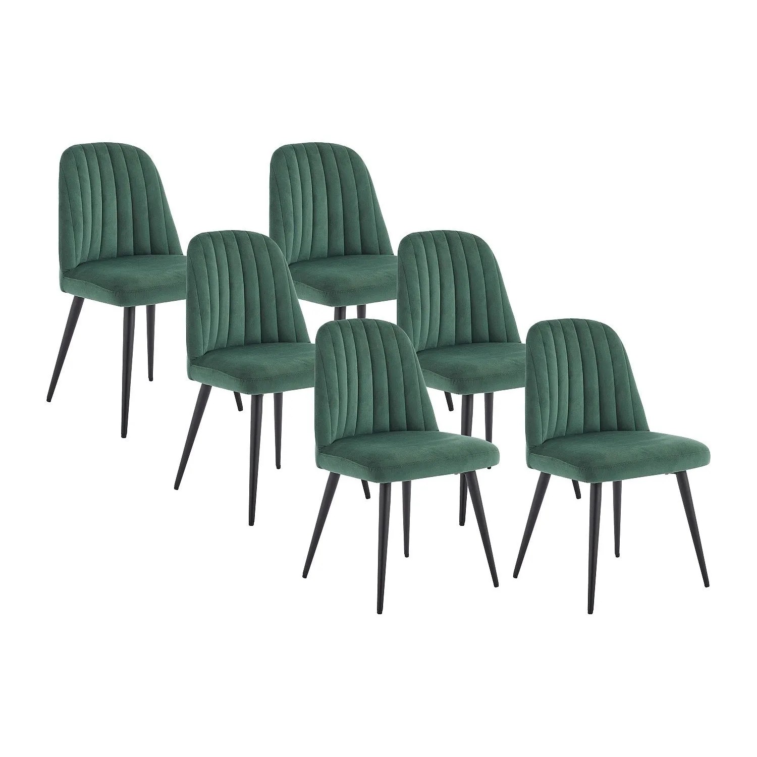 Vente-unique Stuhl Eleana Smaragdgrün 49 cm