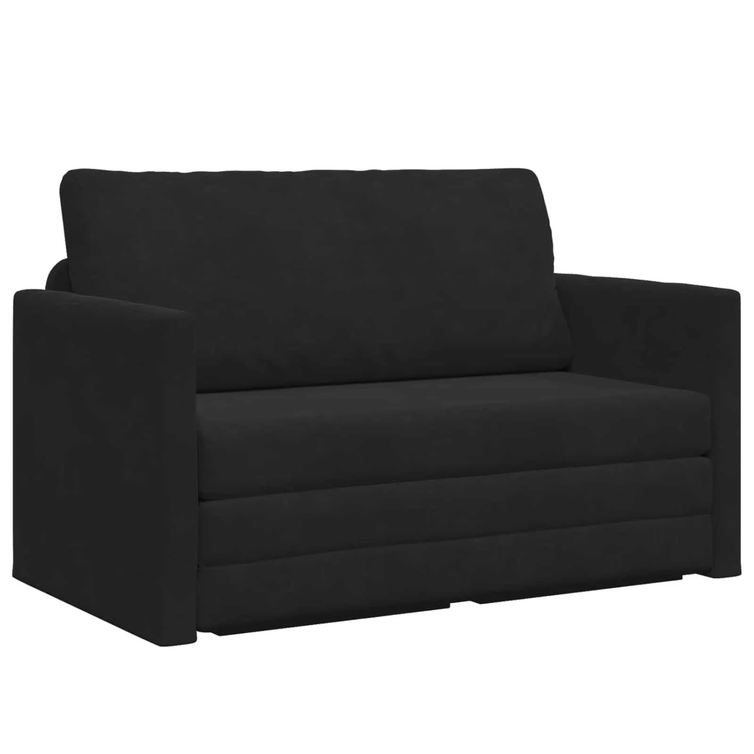 vidaXL Klappsofa Bett Schwarz 124 x 71 x 78 cm Samt 42030517 günstig online kaufen