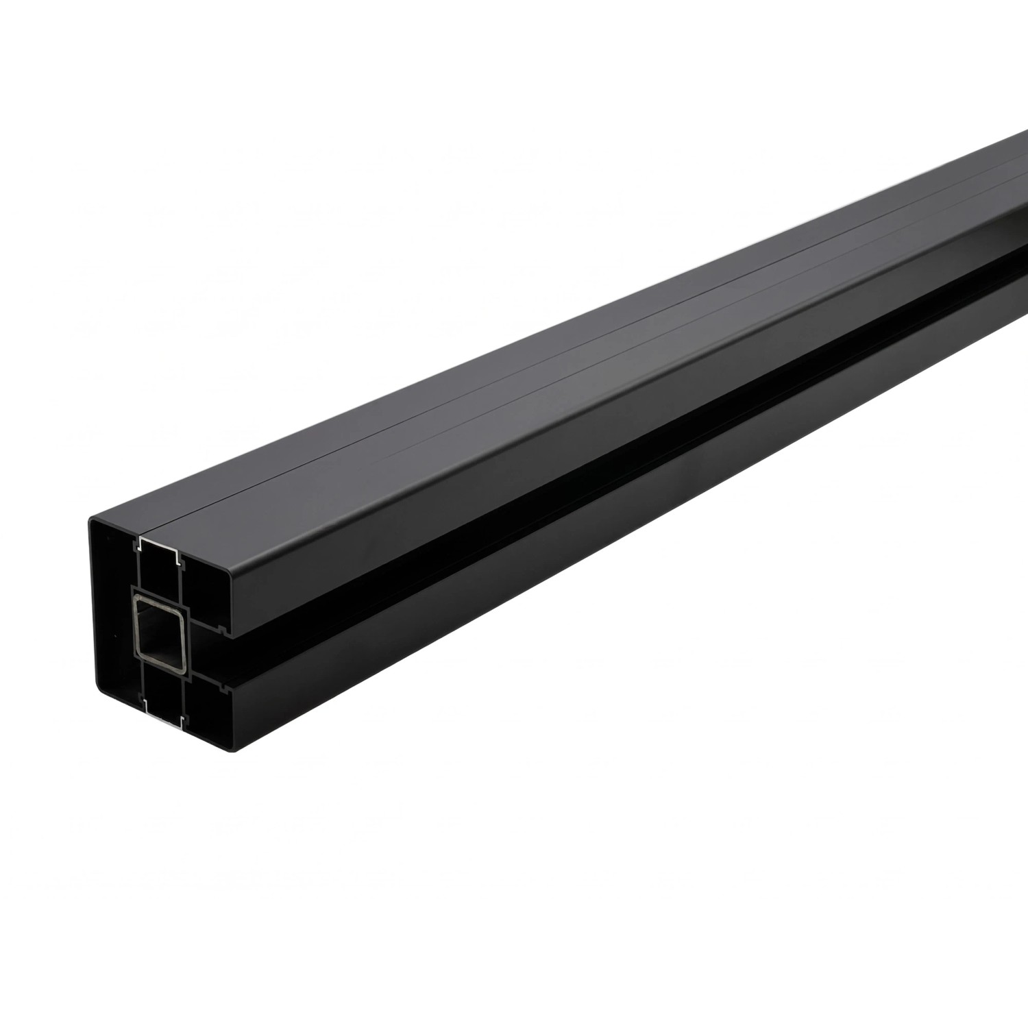 Outgarden Zaunpfosten Anthrazit 183 cm Alupfosten zum Einbetonieren für Steckzaun
