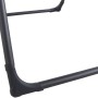 Detailaufnahme des anthrazitfarbenen Gestells vom Siena Garden Campingsessel Comfort.