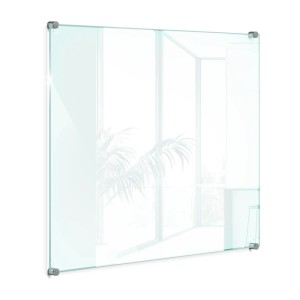 Tulup Küchenrückwand Glas Transparent Küchenrückwand Glas Klar 60x60 cm Küchen Spritzschutz aus Glas Klar