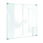 Tulup Küchenrückwand Glas Transparent Küchenrückwand Glas Klar 60x60 cm Küchen Spritzschutz aus Glas Klar