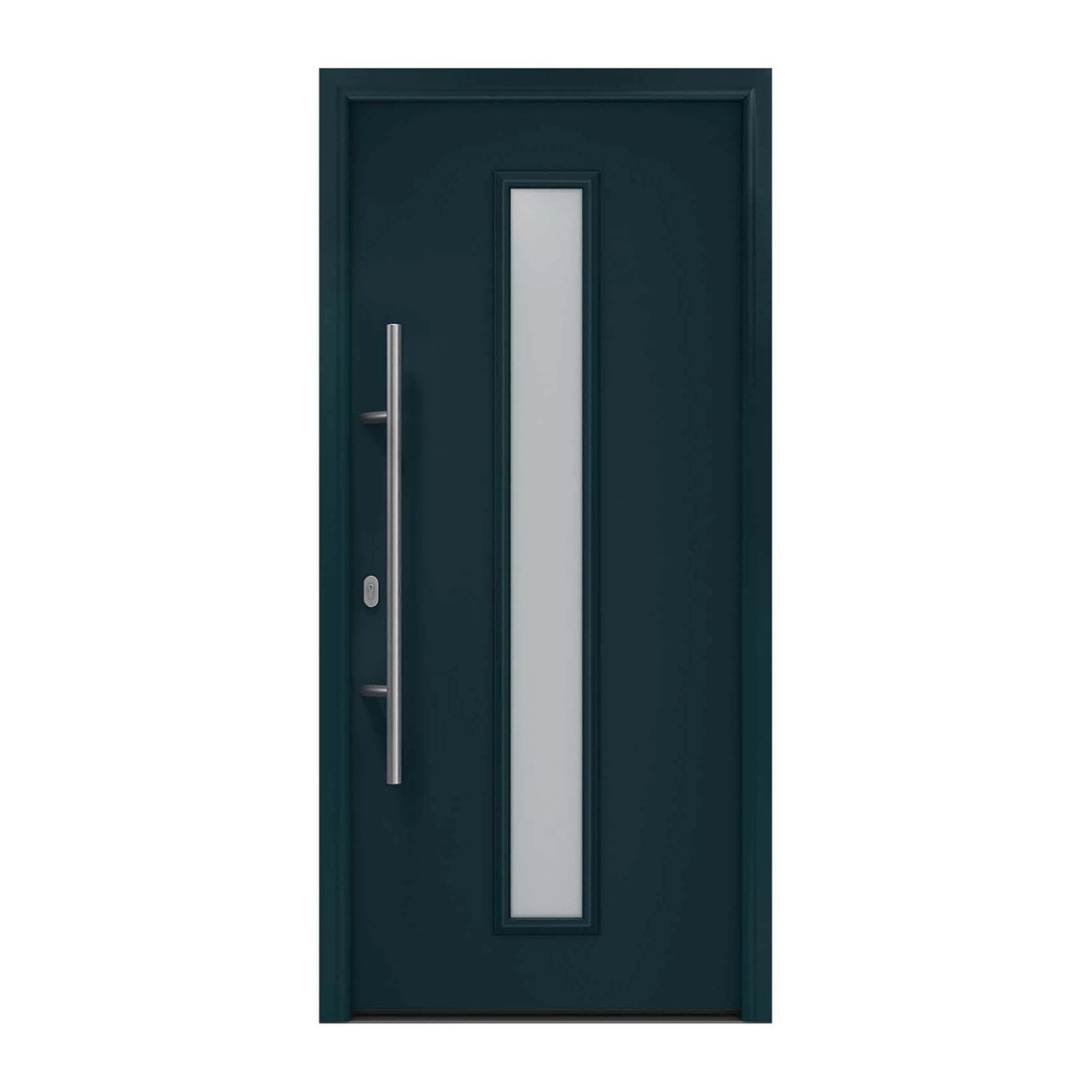 EcoStar Haustür Isopro IP 020S Anthrazitgrau 110 cm x 210 cm DIN L günstig online kaufen