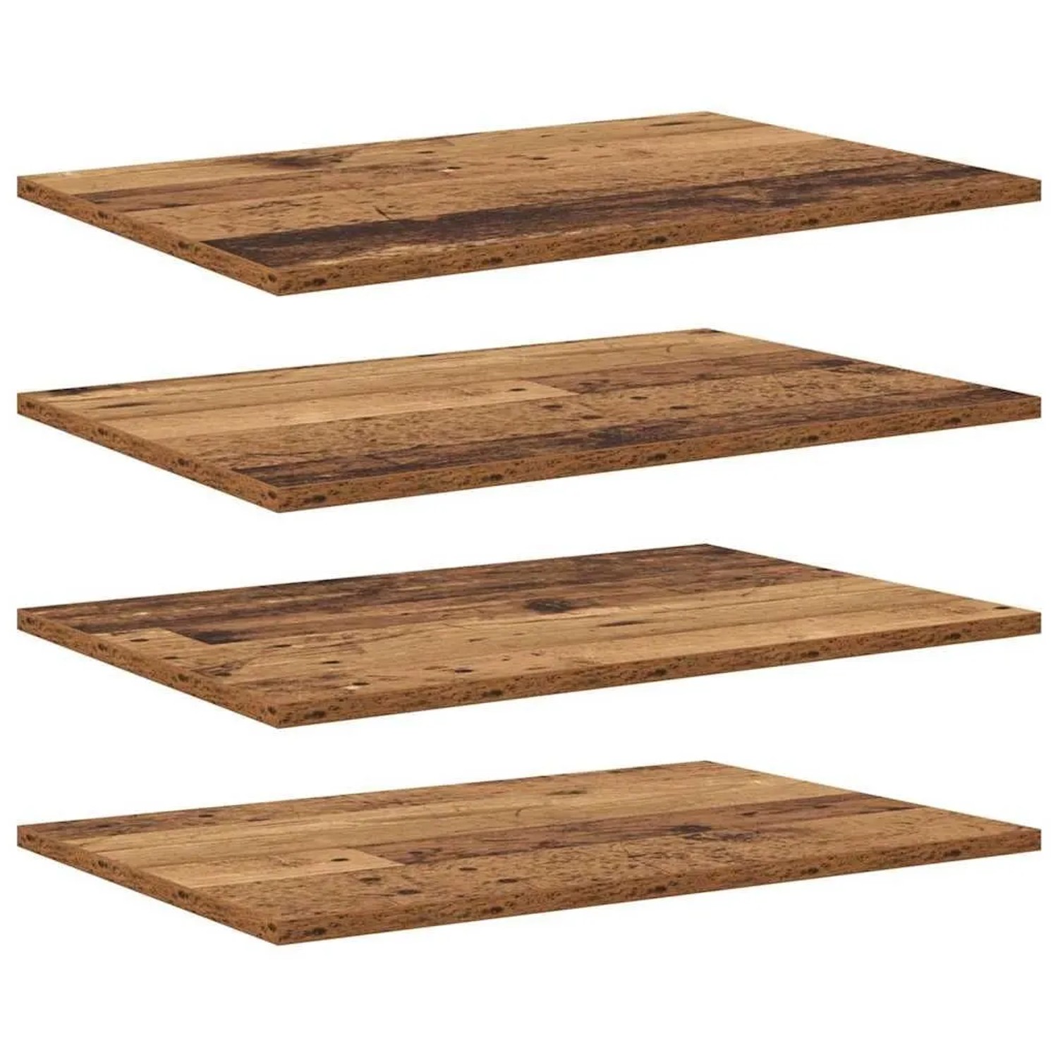 vidaXL Regalbrett 4 Stk Braun 60 x 40 x 1,5 cm Holzwerkstoff 875054