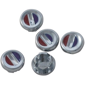 Kludi Markierungsstopfen Rot/Blau, 5er-Set für Armaturen, Zubehör & Ersatzteile.