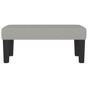 vidaXL Sitzbank Hellgrau 70x30x30 cm Stoff 346616