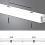 Paulmann URail Schiene, 150 cm, Signalweiß, zur flexiblen Beleuchtung mit dem LED-Schienensystem.
