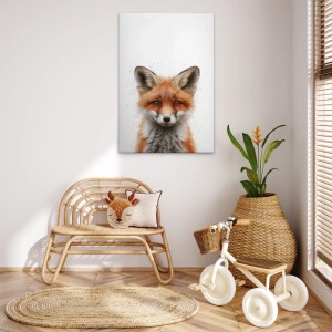 Tadessi Leinwandbild - M1-No.51885 - Baby Fuchs - 80 x 120 cm - Querformat