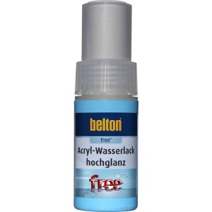 Belton Free AQUAcolours Lackstift, RAL 7035 Lichtgrau, hochglänzend, 9ml.