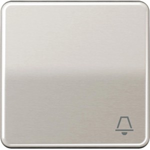 Jung Wippe CD500 Platin mit Klingelsymbol für Schalter & Taster.