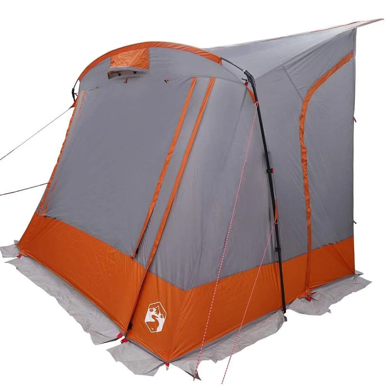 vidaXL Heckklappenzelt Grau und Orange 285 x 255 x 245 cm Taft 42001079