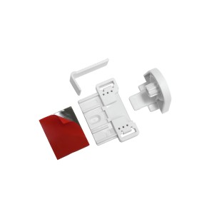 Gardinia Easyfix Klebe- und Klemmset EF-1 in Weiß für Rollos, zur Montage ohne Bohren.