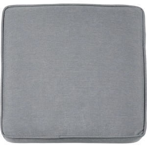 Graues Sitzkissen für Hopevale Loungehocker, Bezug aus Polypropylen, Füllung aus Polyester.