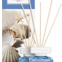 ipuro Raumduft Essentials Sunny Beachtime 200ml mit Duftstäbchen und Verpackung mit Strandmotiv.