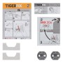 Tiger Klebesystem Tigerfix Nr. 2 für Ausstattungsserien, Montageanleitung und Zubehör.