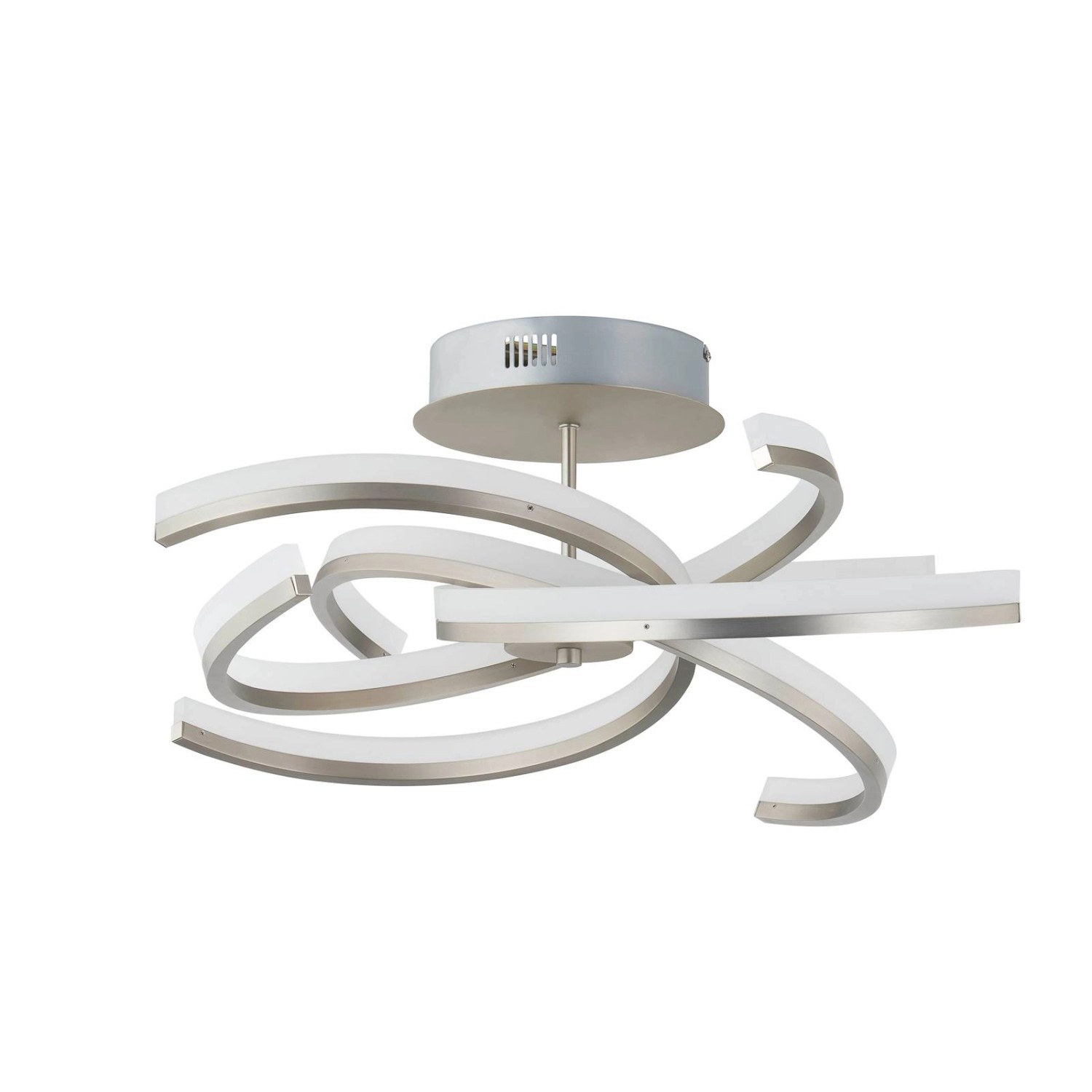 Lindby LED Deckenleuchte Divalis 10008776 Dimmbar Modern in Alu aus Alumini günstig online kaufen