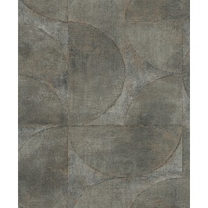 Marburg Vliestapete Vintage Deluxe mit geometrischem Muster in Grau-Anthrazit.
