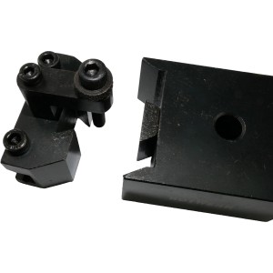 Rotwerk Schnellspann-Wechselhalter Set für Drehmaschinen, Stahl, zum schnellen Wechseln von Drehmeißeln.