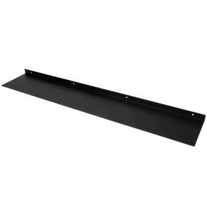 FIFITARA Wandregal 100 Cm Aus Stahl Schwarz Pulverbeschichtet Wandboard Bücherregal Metallregal