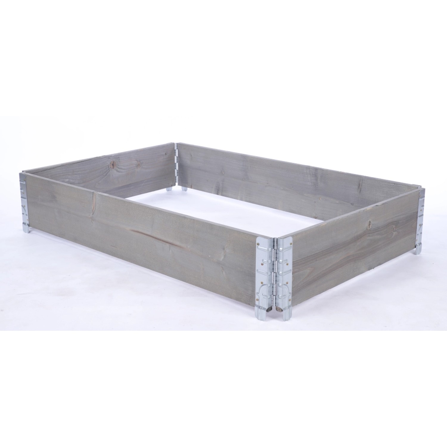 PROREGAL Hochbeetkisten GrowBox HxBxT 20x120x80cm 1 Ebene Holz Grau günstig online kaufen