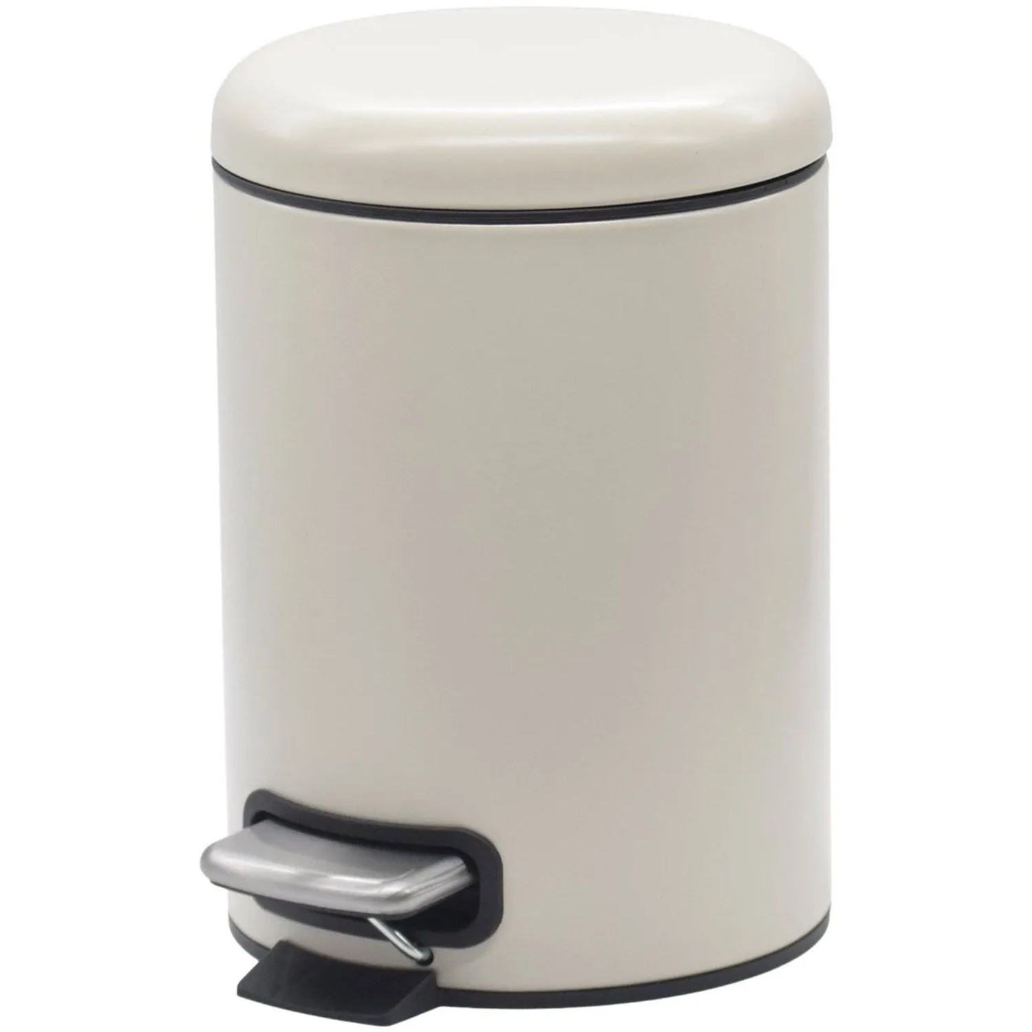 Euroshowers Kosmetikeimer Pedaleimer Classic Off White 3 Liter