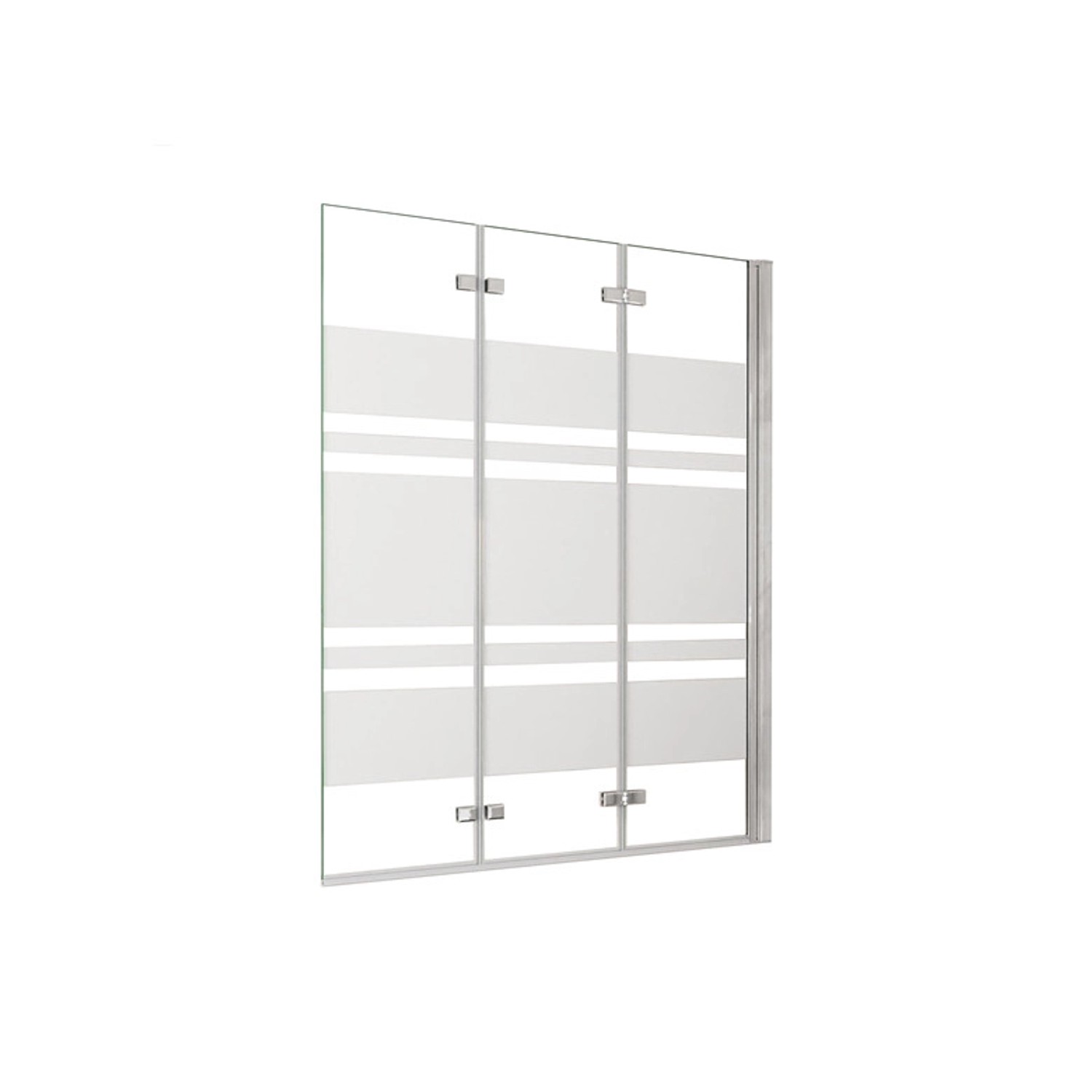 Duschparadies 130x140cm Badewannenaufsatz 3tlg Faltwand 6mm Nano Glas Dusch günstig online kaufen
