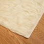 vidaXL Kunstschaffell Teppich Tafalla Creme 120 x 170 cm Polyester 42021504_7