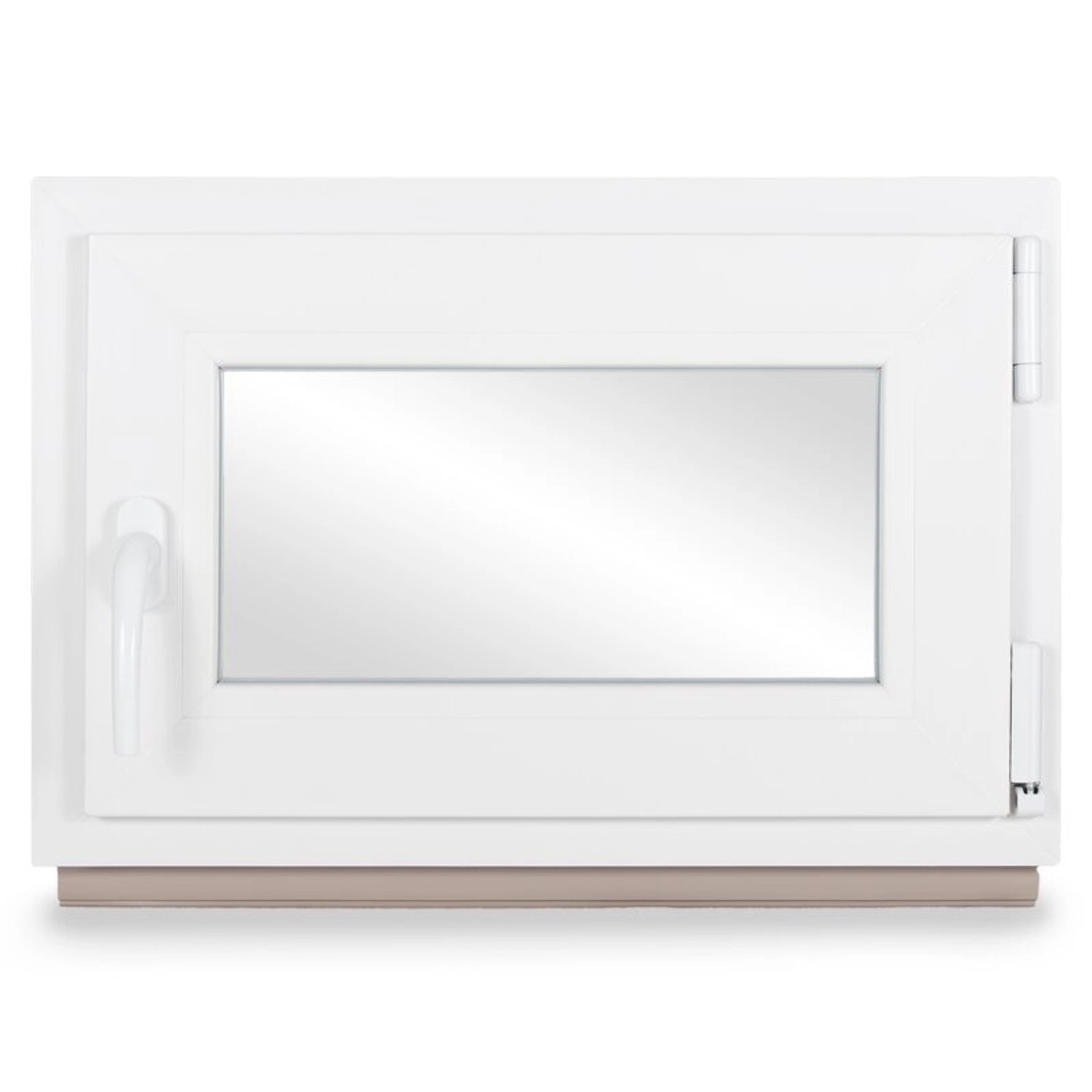 Neruli Kellerfenster Kunststoff Weiß Dreh-Kipp 100x45 cm BxH DIN Rechts 2 - günstig online kaufen