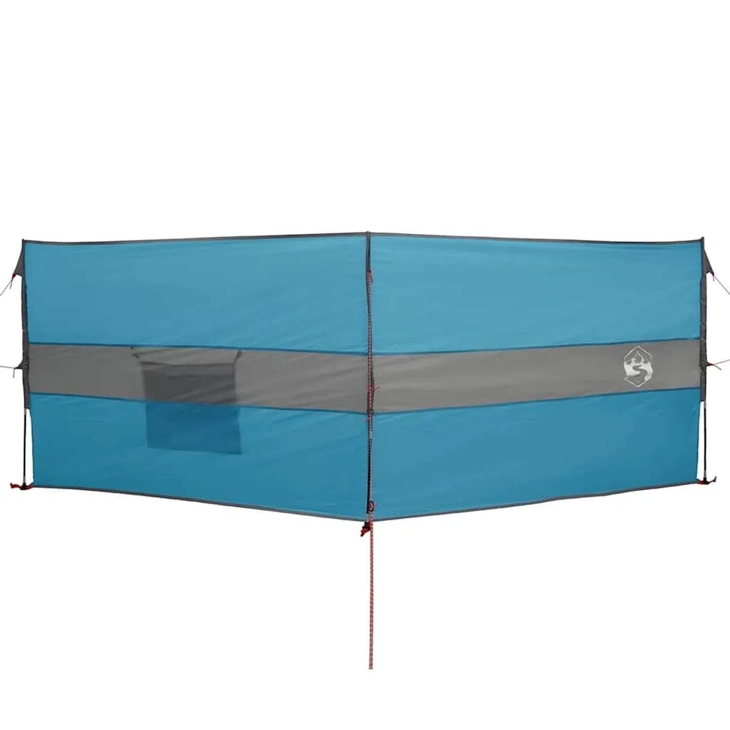 vidaXL Camping-Windschutz Blau 344x120 cm Wasserdicht 4009652