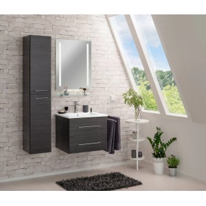 Fackelmann Bad-Hochschrank B.Perfekt Dark Oak, 30 cm breit, im Badezimmer-Set