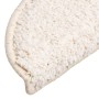 vidaXL Stufenmatten 15 Stk 56x17x3 cm Weiß Halbrund 133898_6