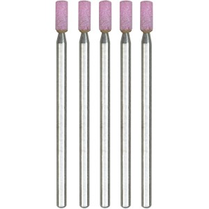 Proxxon Schleifkörper Edelkorund Zylinder, 5 Stück Zubehör für Miniaturwerkzeuge.