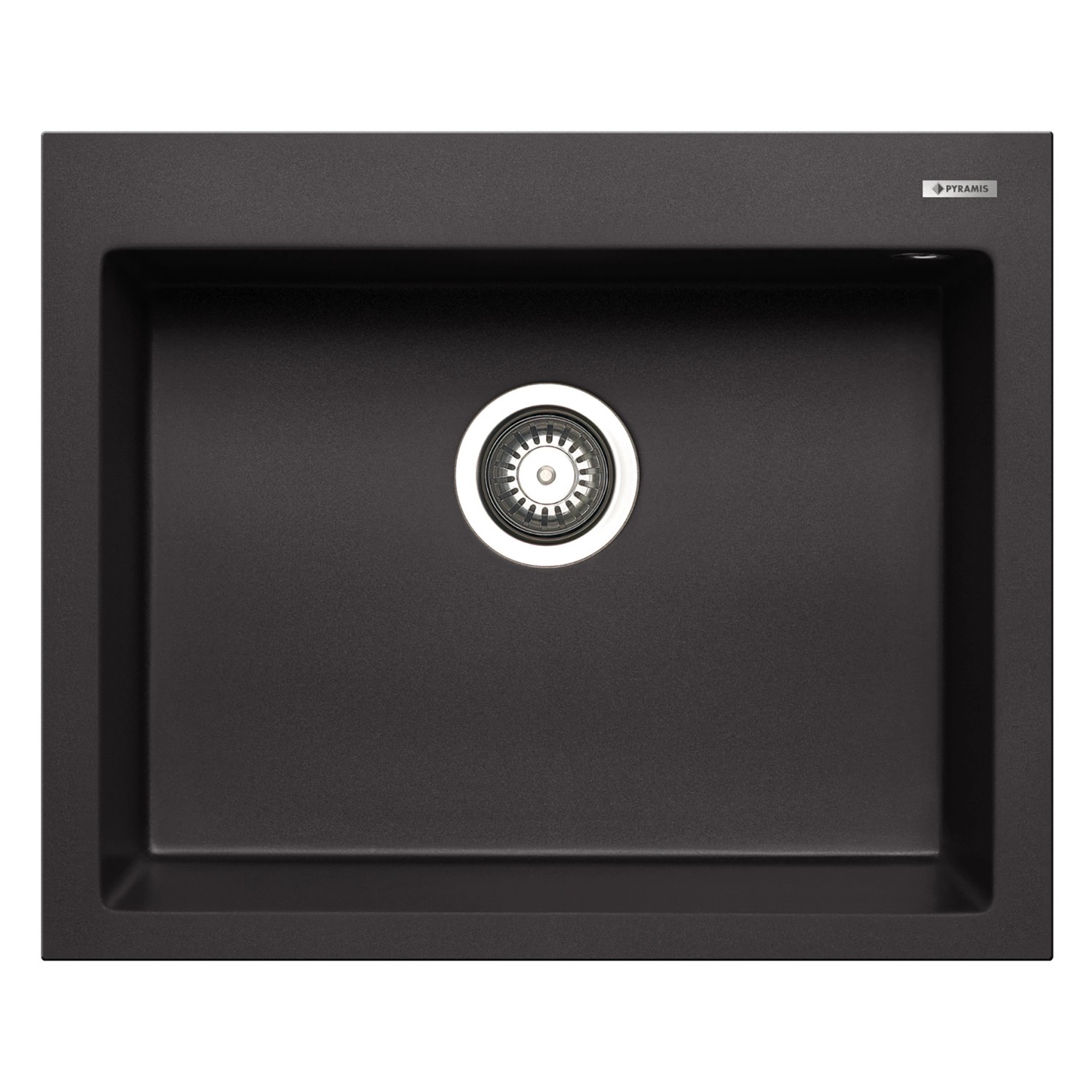 Pyramis Pyragranitespüle Istros 1B 61 cm x 50 cm Volcano