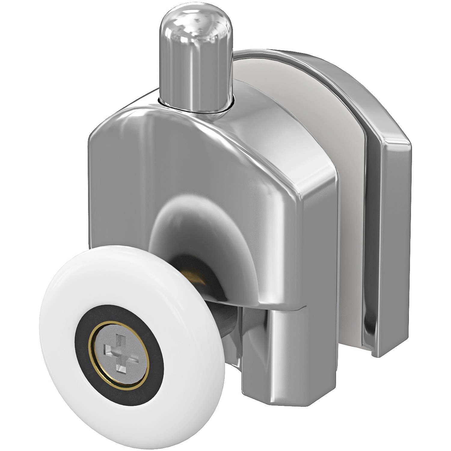 baliv Türlaufrolle Unten 2,3 cm Verchromt für Duschkabine Belfast II 4 Stück