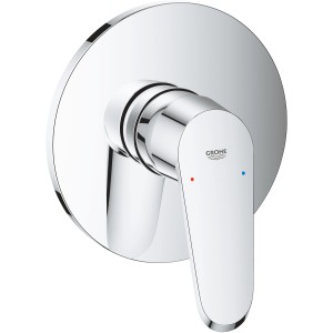 Grohe Eurodisc Cosmopolitan Einhand-Brausebatterie in Chrom, Aufputz-Duscharmatur.