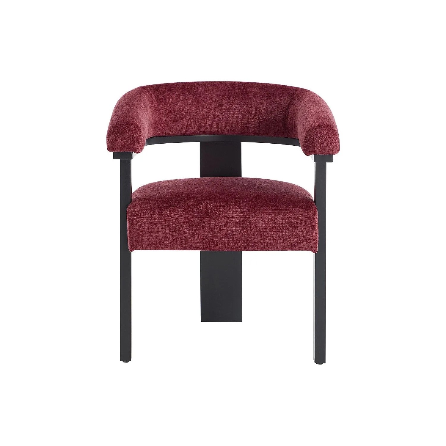 Vente-unique Stuhl Livelia Schwarz  Bordeaux 64 cm