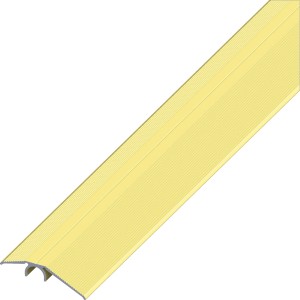 Niveauausgleichsprofil aus Aluminium Clipstech, 40 mm breit, 2 m lang, in Messingoptik.