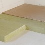 Rockwool Tegarock L Dachbodendämmung, 60mm Mineralfaser Dämmstoff auf dem Dachboden.