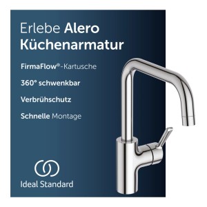 Villeroy & Boch Oasis Waschtischarmatur mit Zugstange Chrom