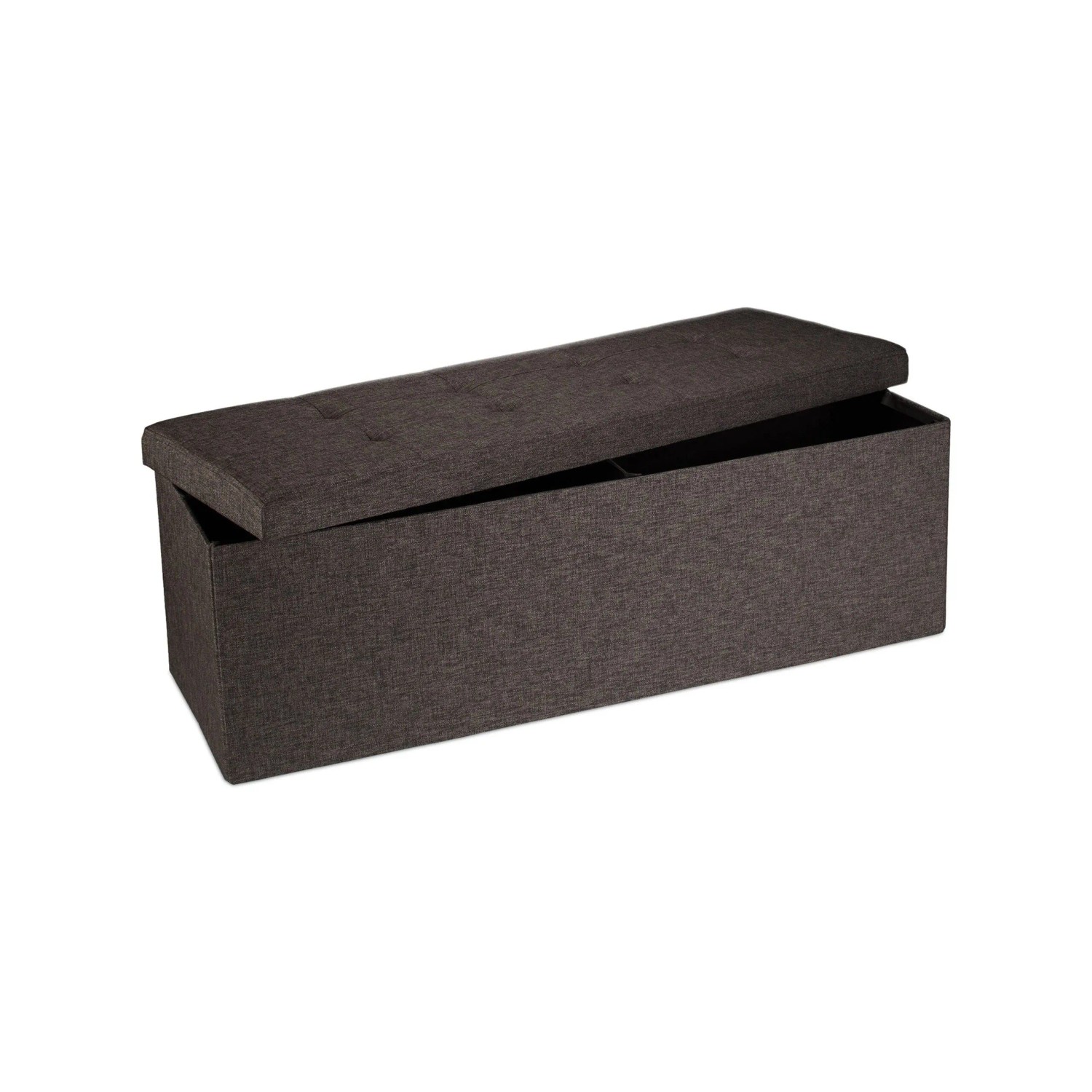 Relaxdays Sitzbank Leinen Braun Faltbar 114 cm x 38 cm x 38 cm 9 kg