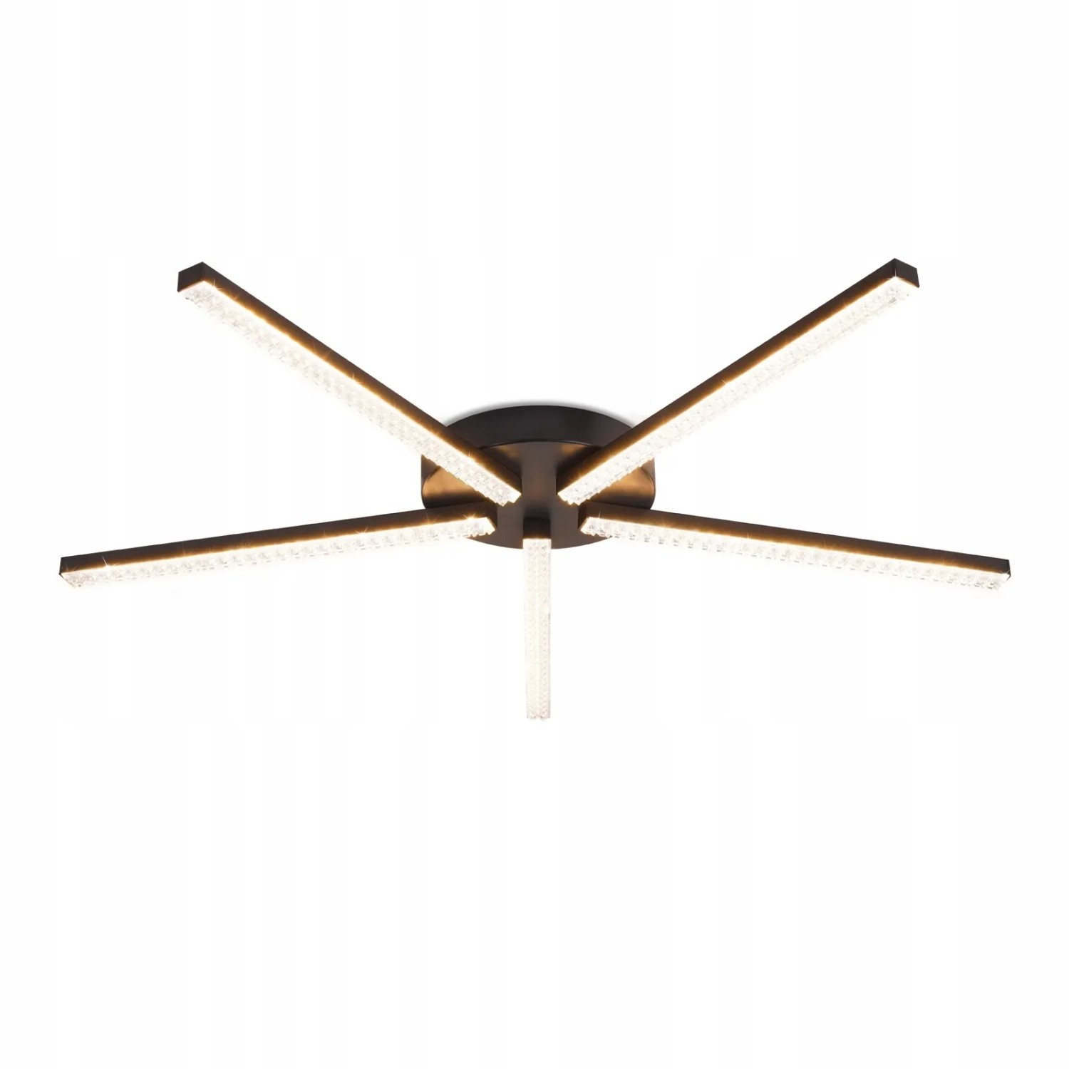 NETTLIFE LED Deckenleuchte aus Metall L64cmSchwarz